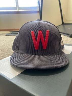 New Era 9FIFTY Washington Senators Cooperstown Collection Corduroy Snapback Hat